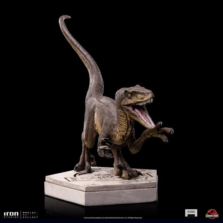 Jurassic Park Velociraptor Statue - Premium Dinosaur Collectible Figure for Movie Fans, Home Decor & Gift Ideas