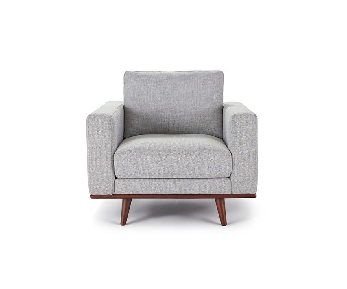 Olwyn Chair - Modern Accent Chair for Living Room, Bedroom & Office - Stylish Upholstered Armchair with Wooden Legs - Perfect for Relaxing, Reading & Decorating