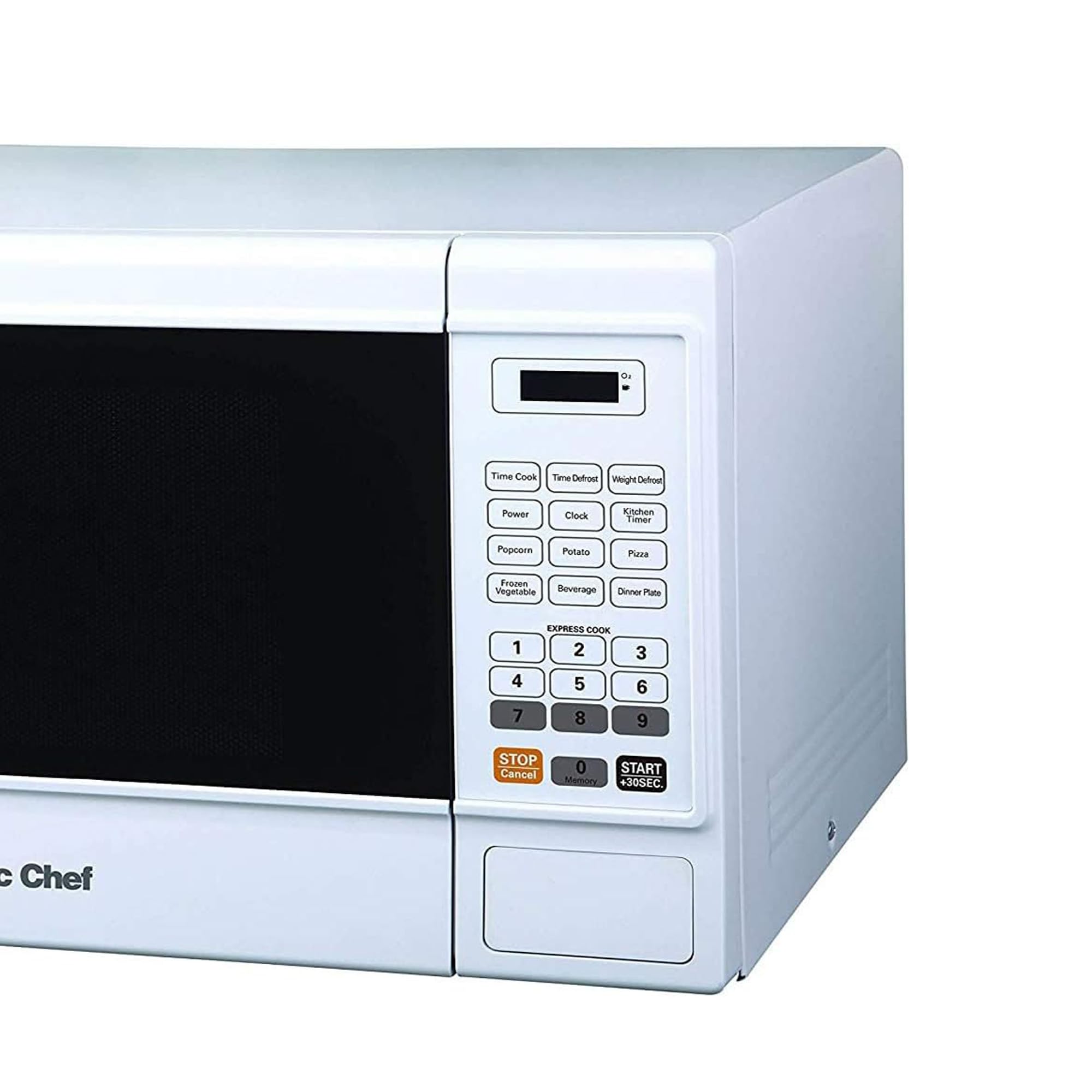 Magic Chef Countertop Microwave Oven - 1000W, 1.3 Cu Ft Compact White Microwave for Small Spaces - Perfect for Dorms, Apartments & Office Kitchens