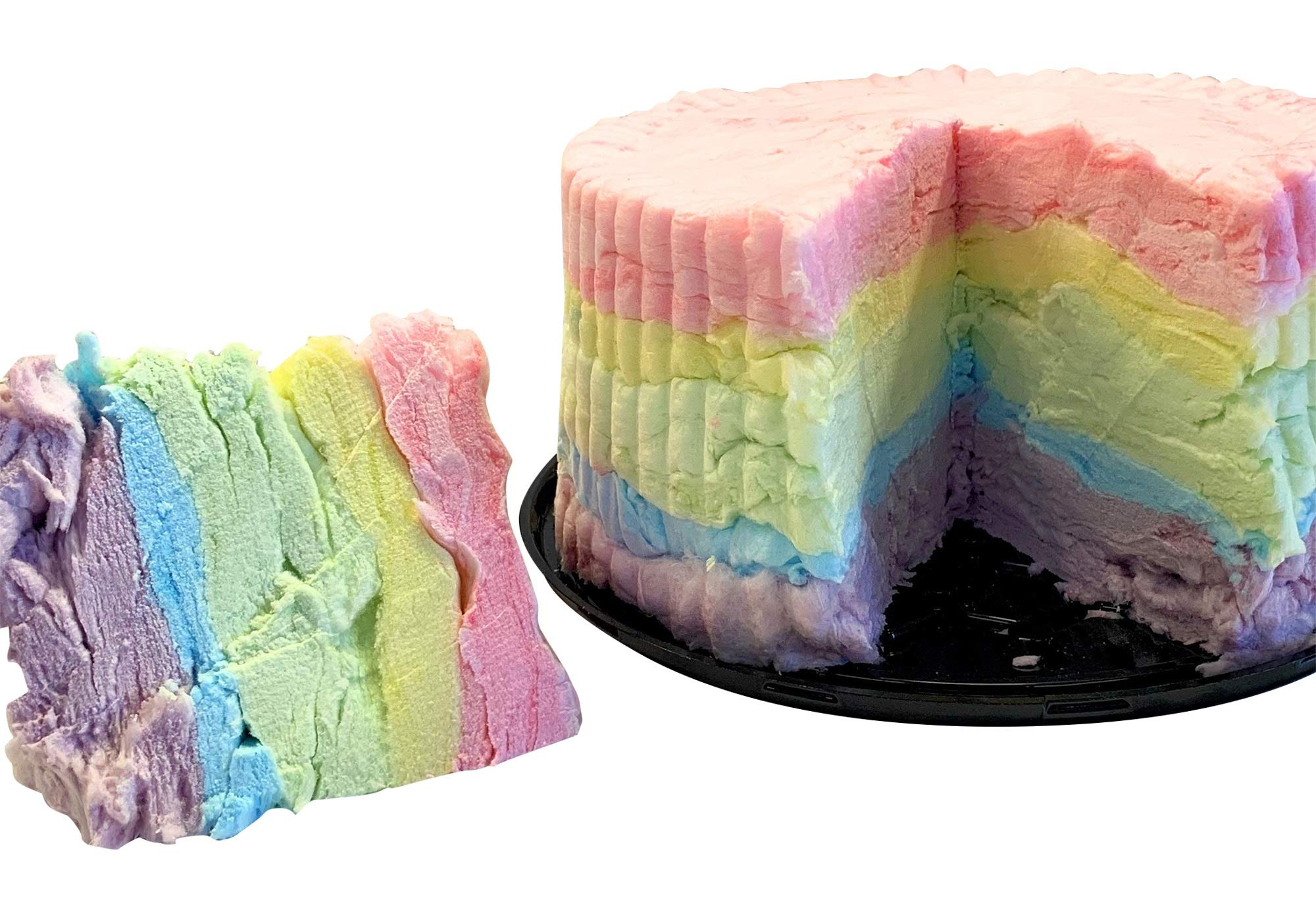 Rainbow Cotton Candy Birthday Cake - Fluffy & Sweet Celebration Cake for Parties, Baby Showers & Special Events | Perfect for Birthdays, Anniversaries & Festive Gatherings
