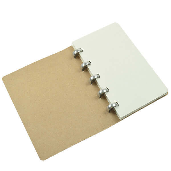 Atoma Alain Berteau Disc Bound Refillable Notebook - 80 Sheets 140mm Rings - Customizable Planner for Office, School & Creative Projects