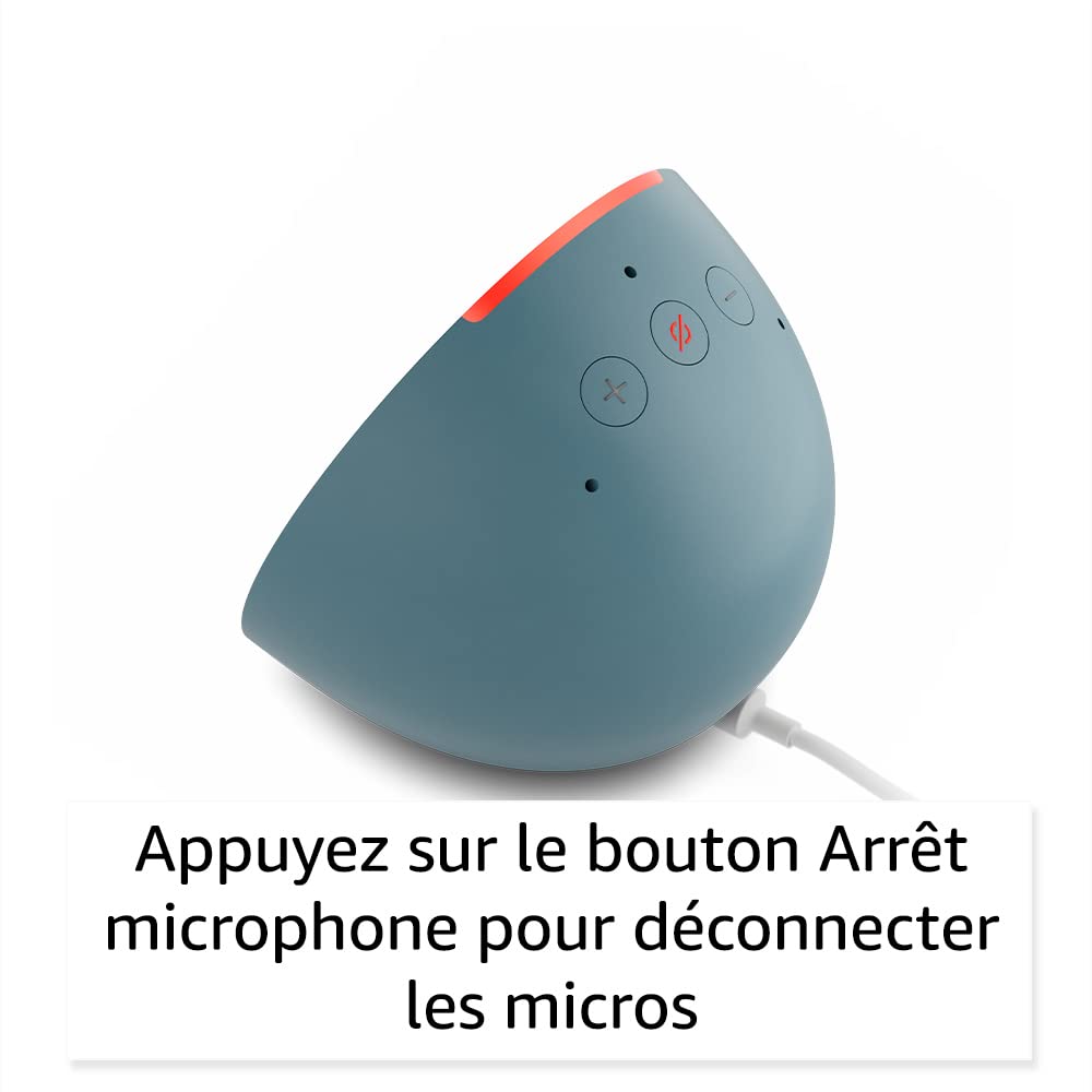 Echo Pop Smart Speaker with Alexa | Compact Bluetooth & Wi-Fi Speaker with Rich Sound | Lavender | Perfect for Bedroom, Kitchen & Small Spaces