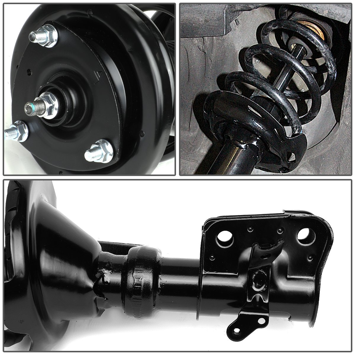 Auto Dynasty Compatible with Honda Civic Pair OE Style Front Coil Spring + Shock Strut 181433 181434 - Perfect for Smooth Ride & Enhanced Suspension Performance
