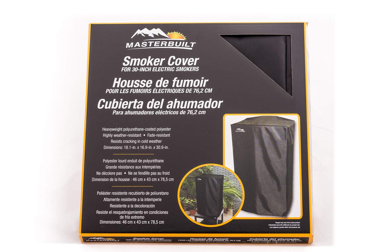 Masterbuilt 40-Inch Electric Smoker Cover - Waterproof & UV Resistant Protection for Outdoor Grilling & BBQ Accessories - Perfect for Backyard Cooking, Camping & Tailgating