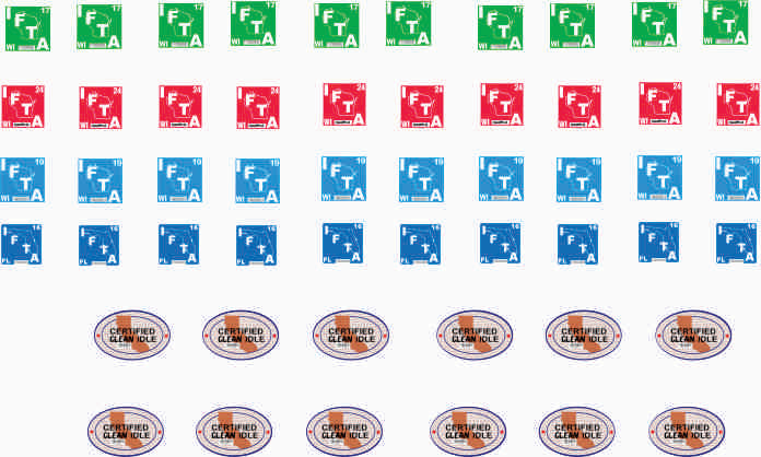 1/24 & 1/25 Scale IFTA Water Slide Decal Sheets for RC Cars & Model Kits - Customizable Decals for Racing, Drifting & Hobby Scenes