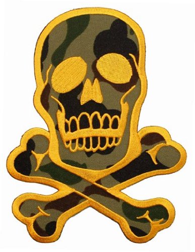 Skull and Crossbones Iron-On Patch - 6