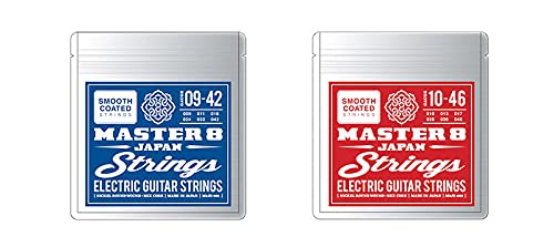 JAPAN Strings Smooth Coated Electric Guitar Strings 10-46 Gauge - Premium Coating for Long-Lasting Tone & Playability - Perfect for Rock, Blues and Studio Recording