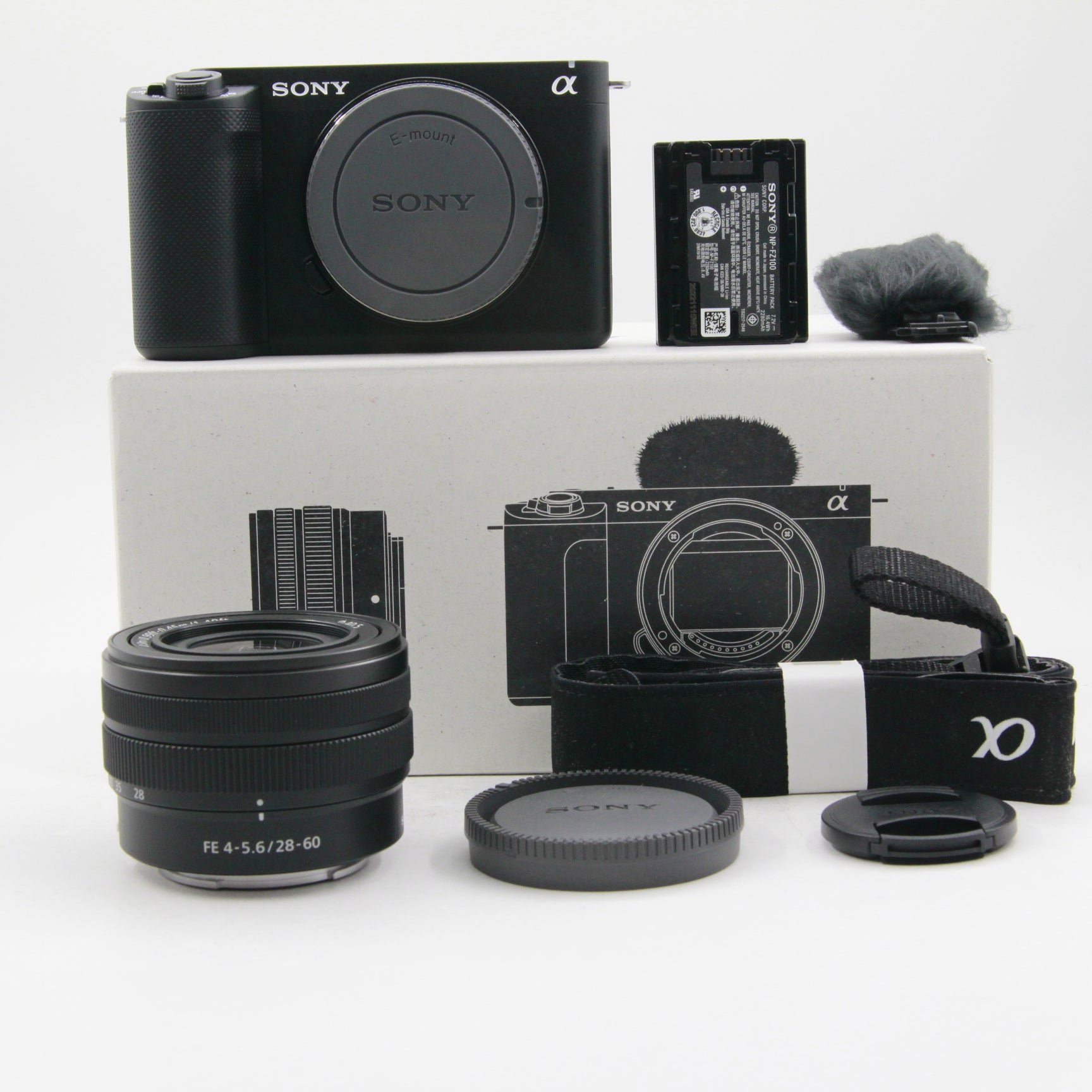 Open Box Excellent Condition Sony ZV-E1 Mirrorless Camera with FE 28-60mm f/4-5.6 Lens (Black) - Perfect for Vlogging, Travel Photography & Content Creation