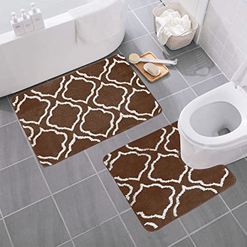 2 Piece Geometric [Brown]