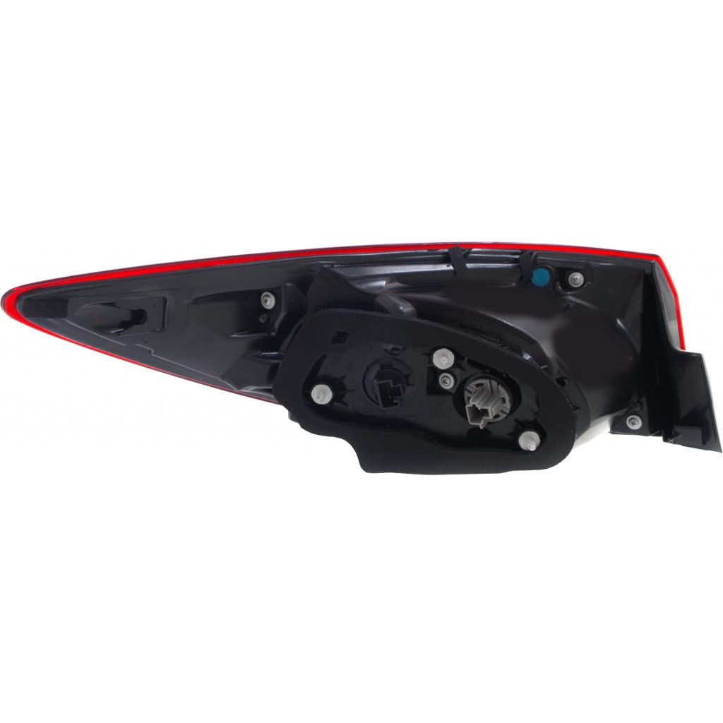 **2014-2018 Mazda 3 Sedan Passenger Side Tail Light Assembly - CAPA Certified Replacement for MA2805123, MA2805123C | Perfect for Night Driving & Enhanced Safety**