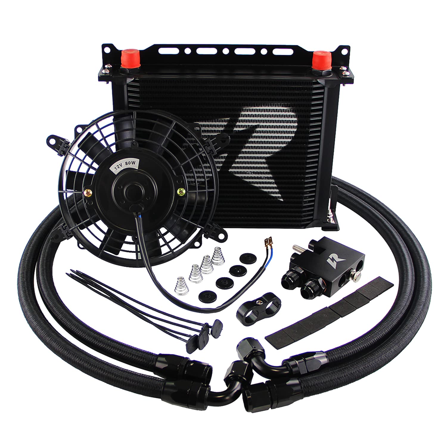 Compatible with N54 135 E82 335 E90 E92 Twin Turbo Engine - New High Performance Oil Cooler Kit for BMW - Perfect for Racing & High-Temperature Driving Conditions