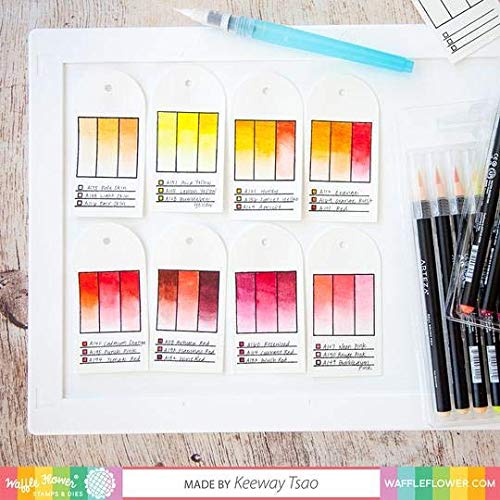 Waffle Flower Bullet List Stamp Set for Planner & Journaling | DIY Scrapbooking & Card Making Stamps