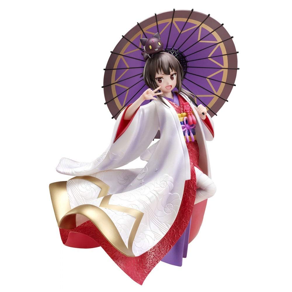 KonoSuba: Megumin (Shiromuku Version) 1:7 Scale Anime PVC Figure - Perfect for Anime Collections & Display