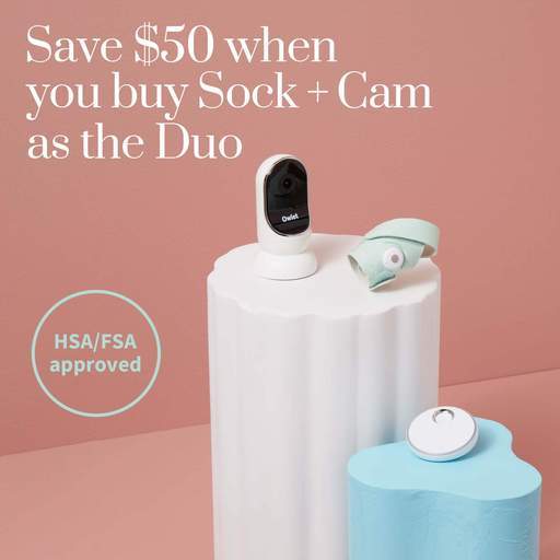 Owlet Smart Sock 3 Baby Monitor with Heart Rate & Oxygen Tracking - Wireless Wearable for Newborns & Infants - Perfect for Nursery, Daycare & Travel Use