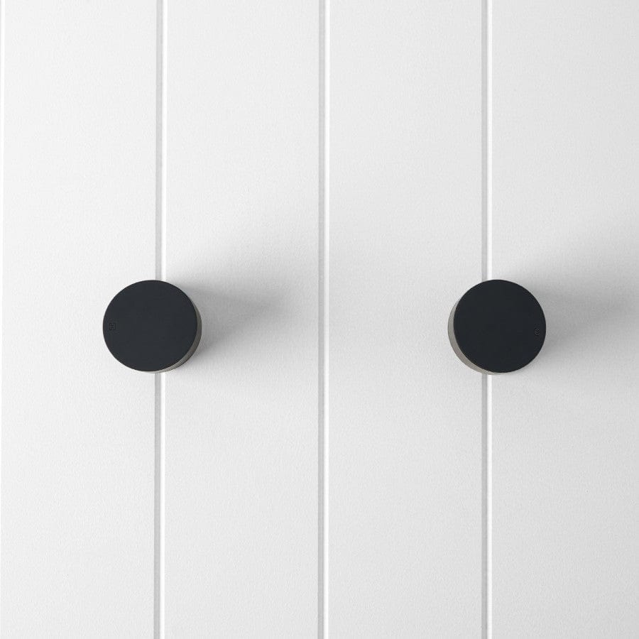 Premium Matte Black Round Faucet - Modern & Durable Bathroom Sink Tap for Home & Commercial Use