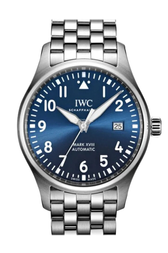 IWC Mark XVIII Le Petit Prince Blue Dial Automatic Men's Watch IW327016 - Luxury Pilot Watch for Business, Travel & Special Occasions