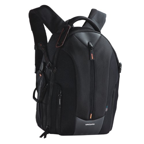 Vanguard Up-Rise II 45 DSLR Camera Backpack - Waterproof Travel Bag for Photographers with Laptop Compartment & Tripod Holder (Black) - Perfect for Outdoor Photography, Hiking & Air Travel