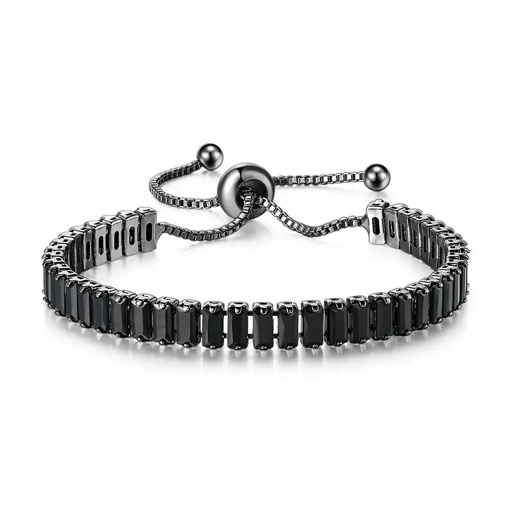 Premium Crystal Tennis Bracelet - Elegant & Sparkling Jewelry for Women | Perfect for Weddings, Parties & Special Occasions