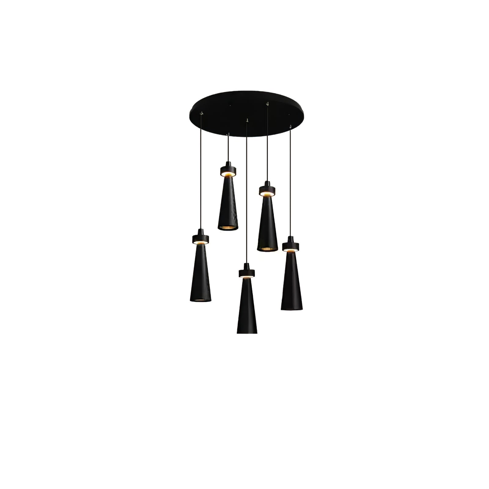 Loma Pendant Light - Modern Minimalist Hanging Lamp for Kitchen Island, Dining Room & Bedroom Lighting - Adjustable Height & Dimmable LED Bulb Included