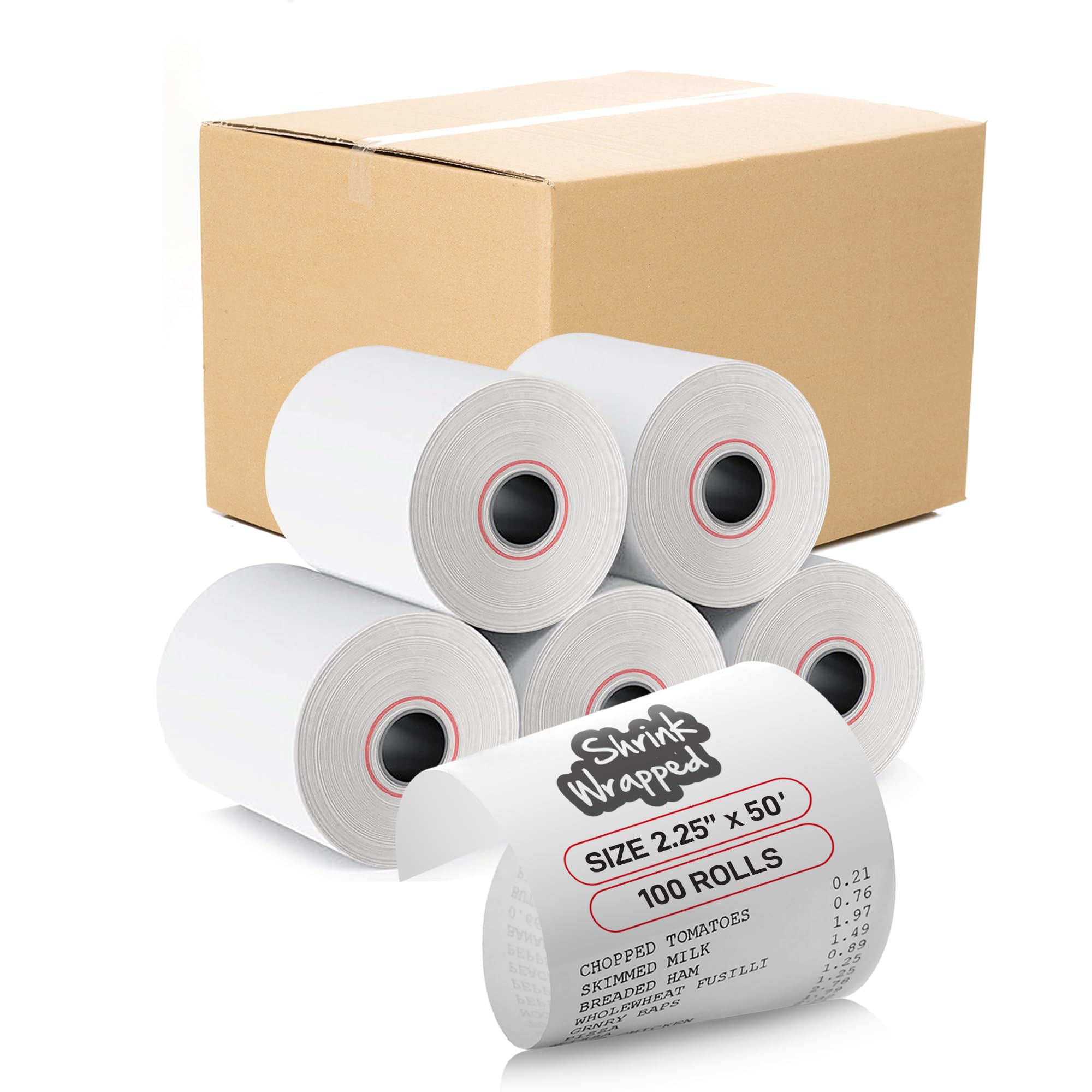 (100 Rolls) 2 1/4