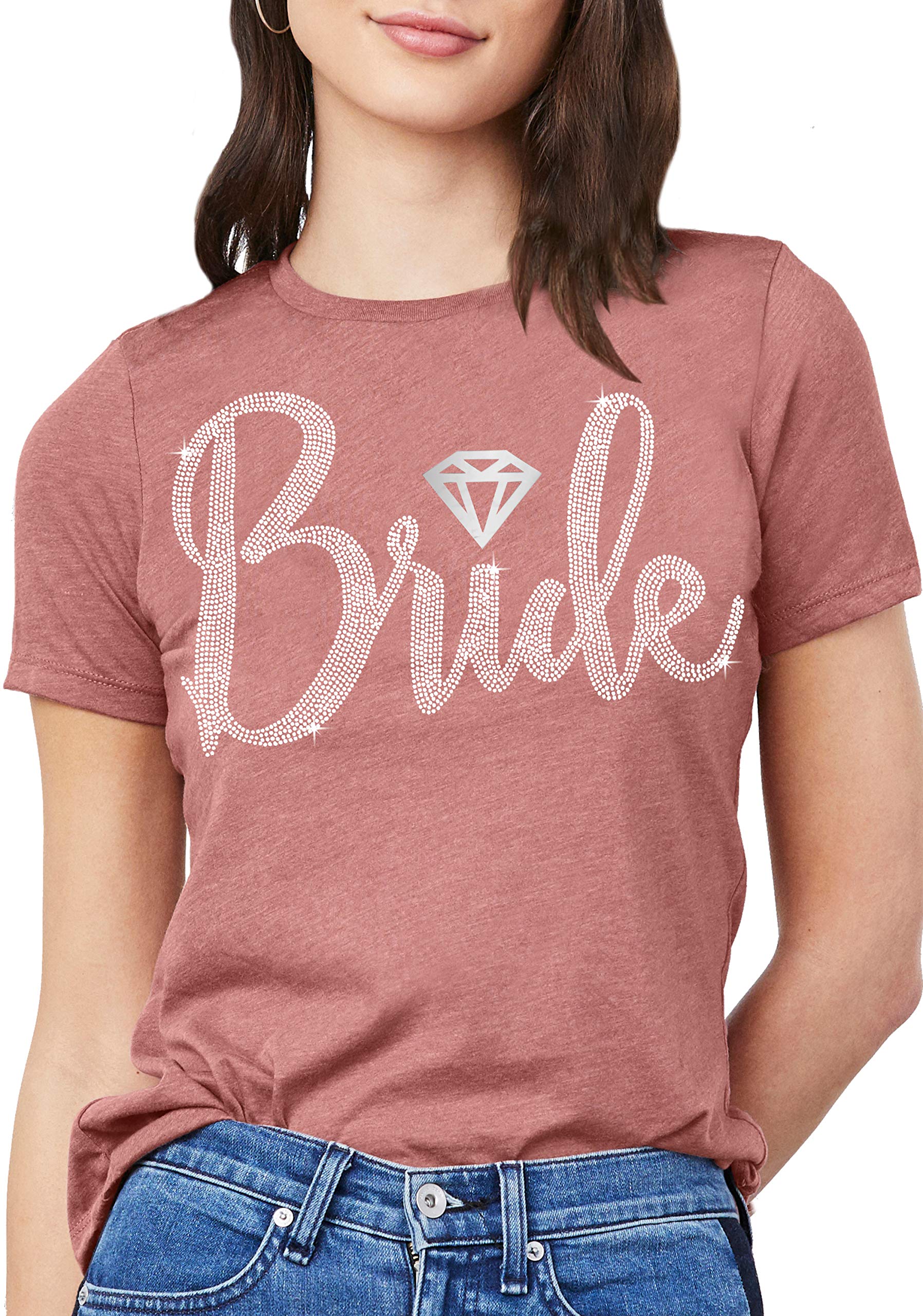 Sparkling Rhinestone Bride Shirt - 