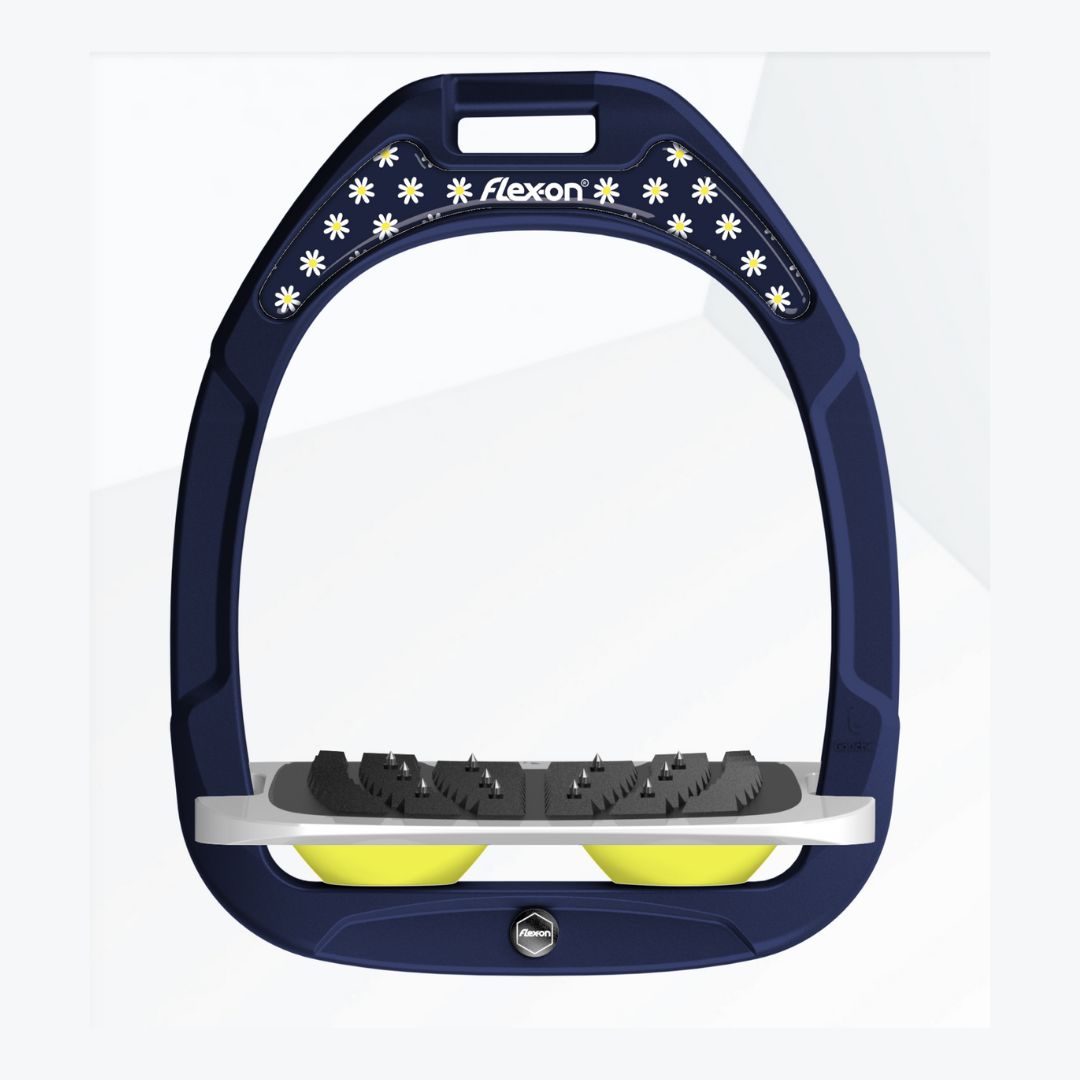 Flex On Composite Stirrup - Lightweight & Durable Equestrian Stirrups for Horse Riding - Perfect for Trail Riding, Jumping & Dressage