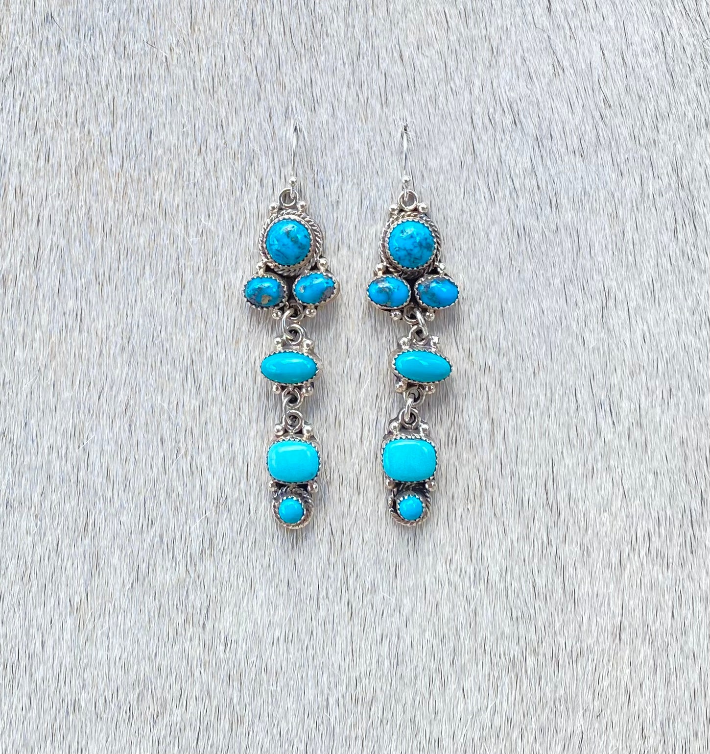 Elegant Oval TQ Multi Drop Earrings for Women - Trendy Dangle Hoop Earrings for Party, Wedding & Everyday Wear