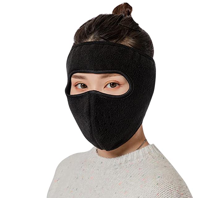 Geeylly Winter Fleece Mask - Warm & Soft Face Cover for Cold Weather - Windproof & Breathable Balaclava for Skiing, Snowboarding & Outdoor Activities