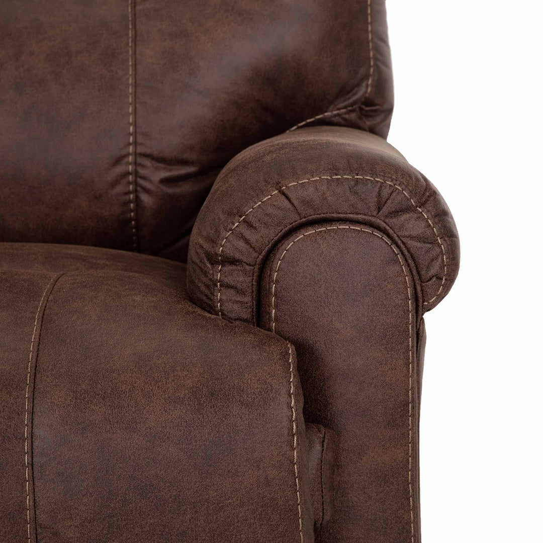 Captain Rocker Recliner Chair - Comfortable Rocking Recliner for Living Room, Nursery & Bedroom - Perfect for Relaxing, Nursing & Reading