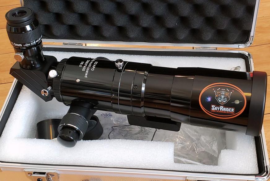 SkyRaider 66mm ED APO Refractor Telescope Bundle - High-Quality Apochromatic Lens for Astrophotography & Stargazing - Perfect for Backyard Astronomy & Travel Observation
