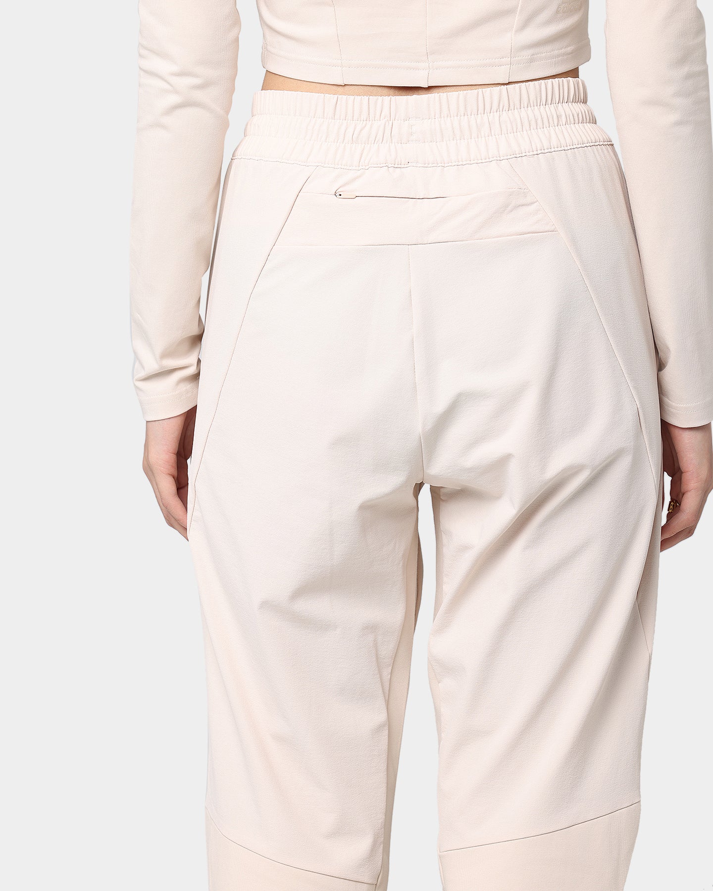 Adidas Women's Swarovski Crystal Embellished Halo Ivory Yoga Pants - Perfect for Yoga, Gym Workouts & Casual Wear