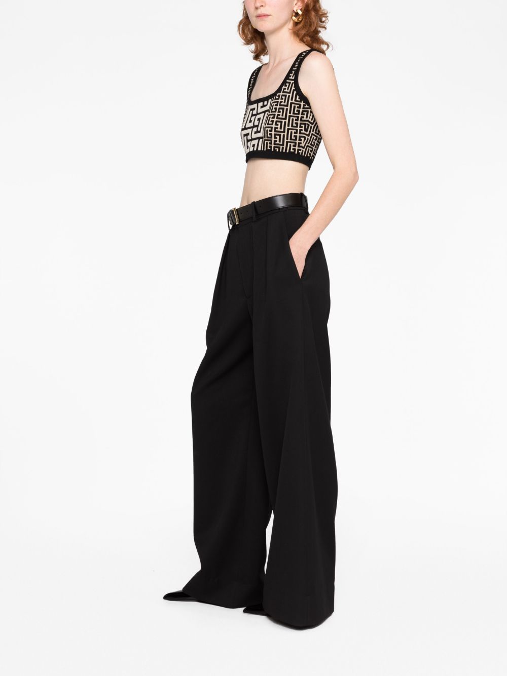 Balmain Black Women's Tops - Elegant & Stylish Blouse for Party, Dinner & Night Out