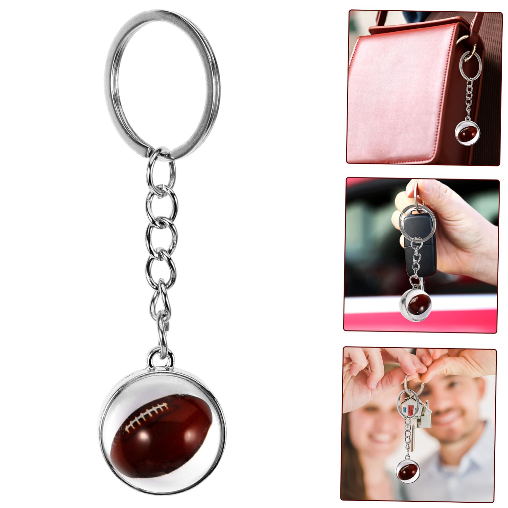 BCOATH Sports Theme Keychain - Olive Green Keyring Pendant for Athletes, Sports Events & Competition Prizes - Perfect for Gifts, Team Rewards & Fan Accessories