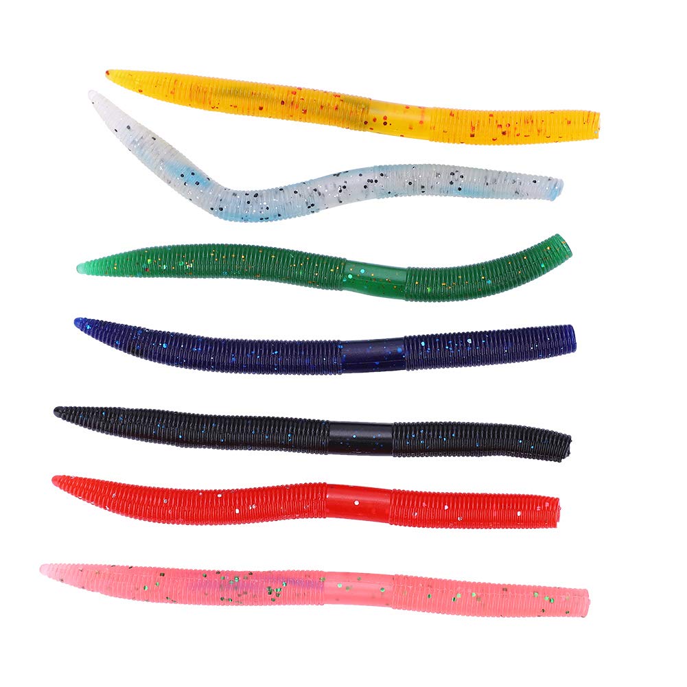 Vbestlife 13.5cm/8g Soft Silicone Fishing Lures - Realistic Artificial Worms & Swimbaits for Bass, Trout, and Freshwater Fishing | Perfect for Casting, Jigging, and Trolling in Lakes, Rivers, and Ponds