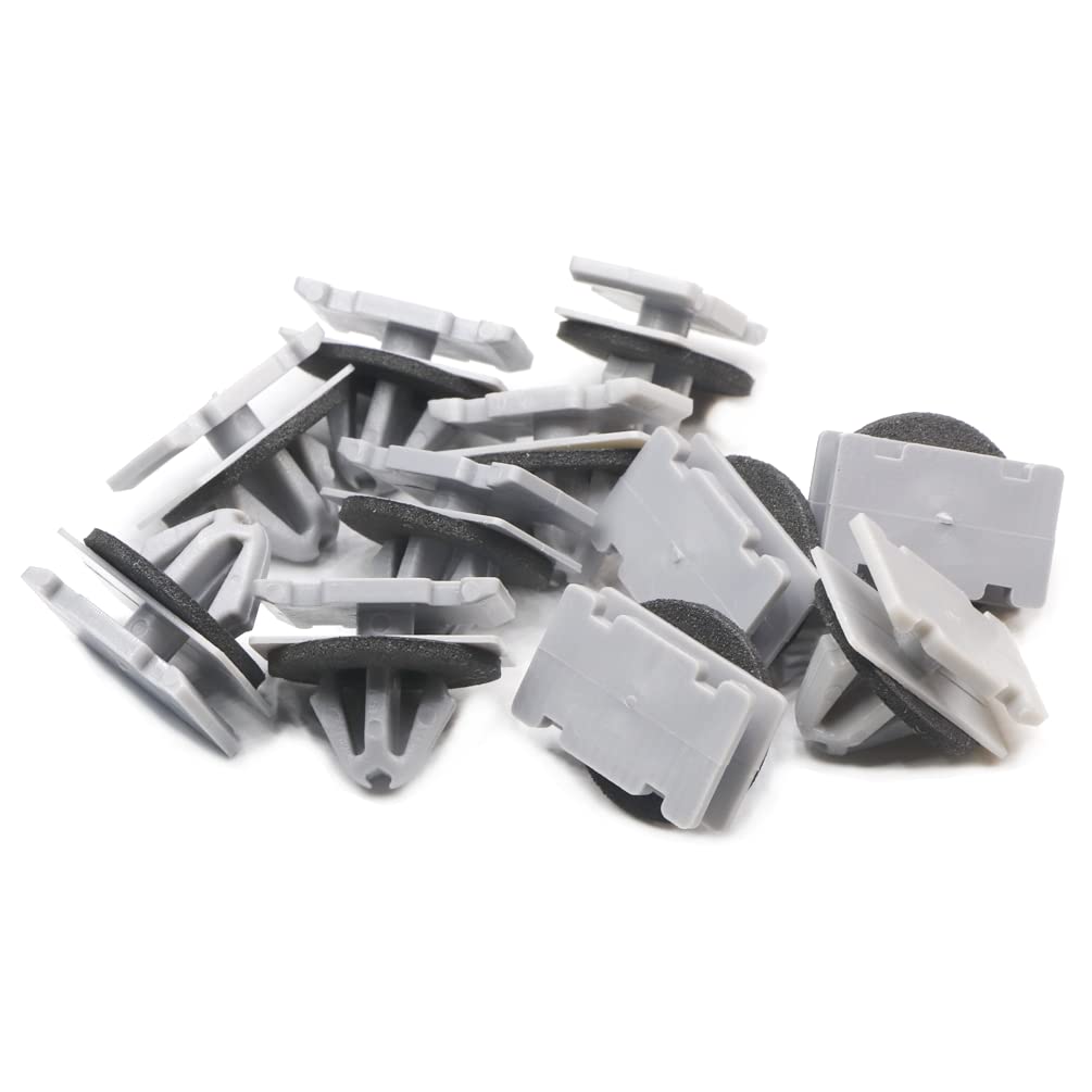 20 Pcs Rocker Moulding Clips with Sealer - Compatible with GM 11571175 & Chrysler 68172491AA - Perfect for Auto Body Repair and Panel Fastening