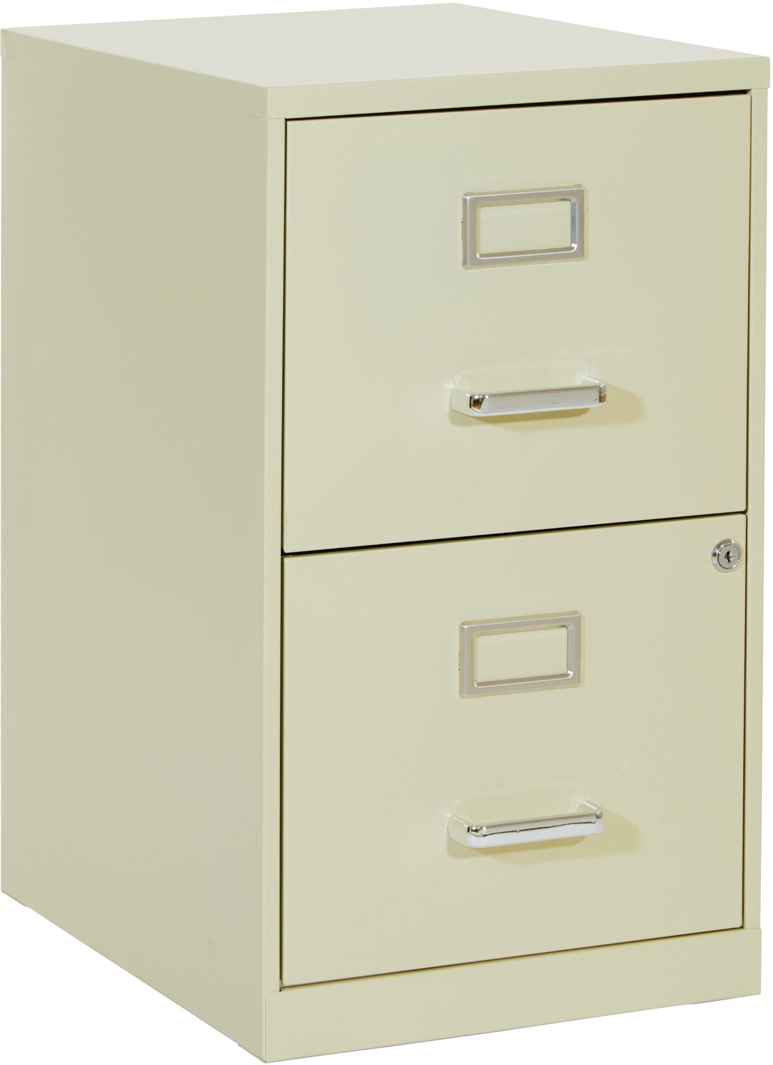 Office Star 2-Drawer Metal File Cabinet - Letter Size, Black, Heavy Duty Steel Storage for Documents & Folders - Perfect for Home Office, School, or Workplace Organization