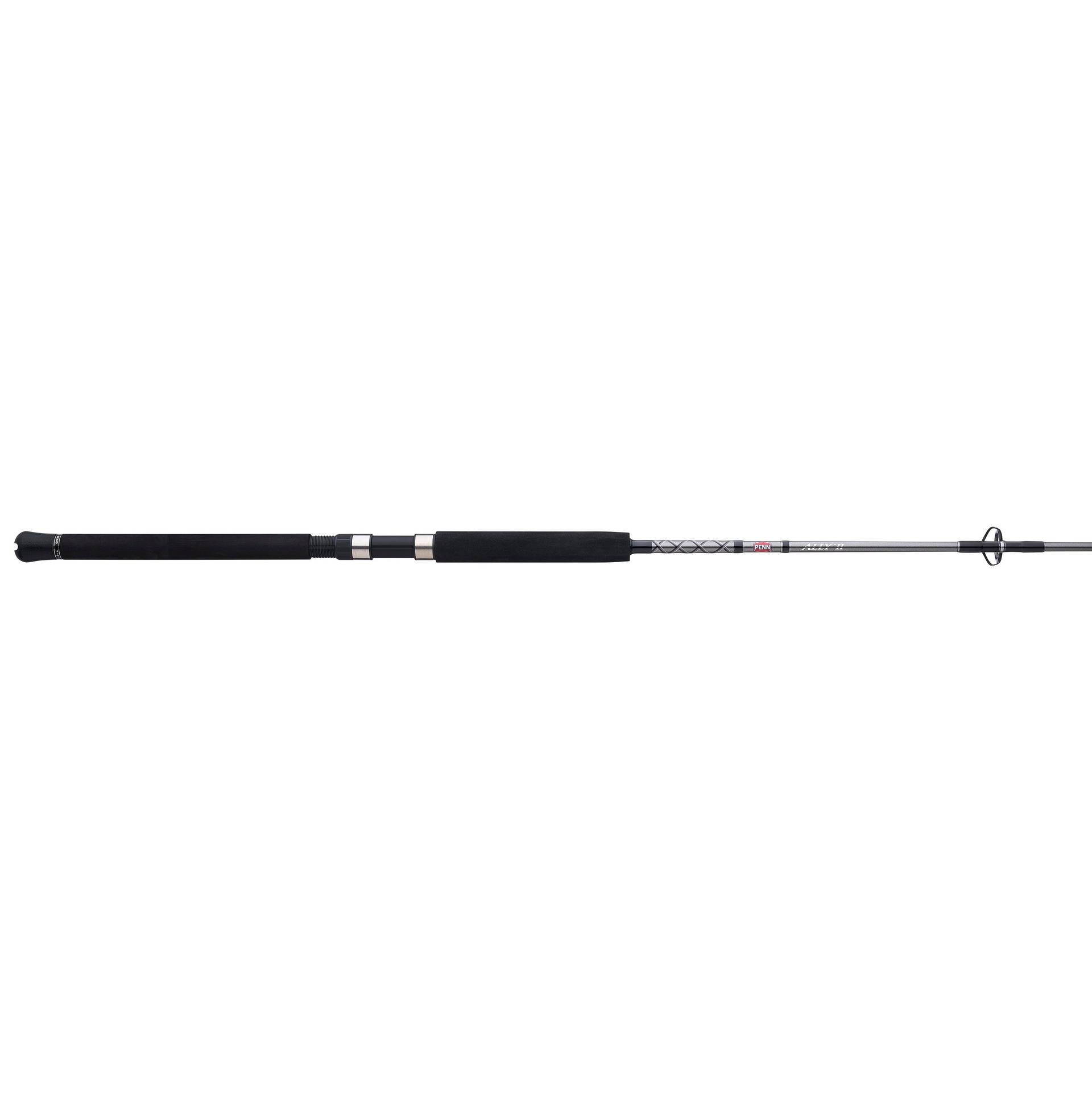 Ally™ II Spinning Boat Fishing Rod - Saltwater & Freshwater Fishing Pole for Offshore & Inshore Angling - Perfect for Deep Sea, Pier, and Kayak Fishing Adventures