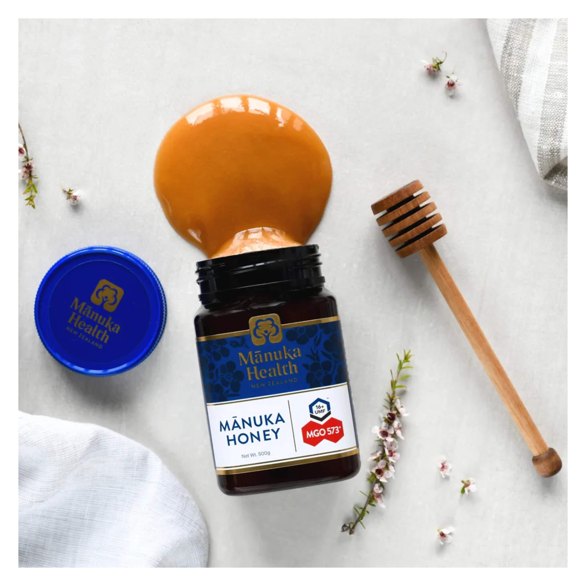 Premium Active MGO 573+ Manuka Honey UMF 10+ | Raw & Unpasteurized | Immune Support & Natural Energy Boost | Perfect for Tea, Toast & Wellness Routines