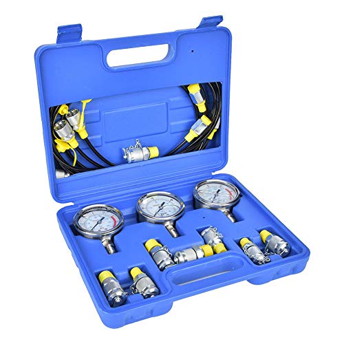 Hydraulic Pressure Test Kit - Professional Hydraulic Tester for Oil Systems | Durable, Eco-Friendly | Ideal for Industrial Maintenance & Equipment Testing