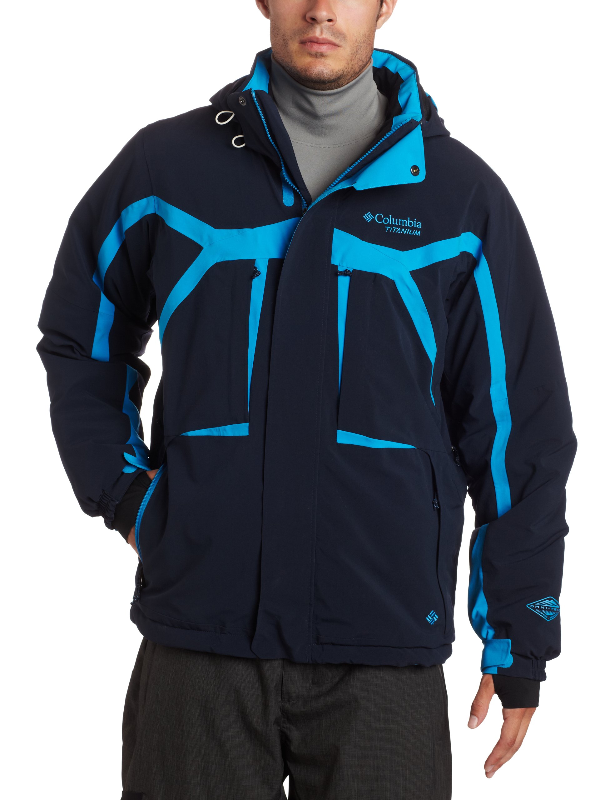 Columbia Men's Black Ice II Jacket - Waterproof Winter Coat with Omni-Heat Thermal Reflective, Windproof Ski Jacket for Outdoor Activities, Hiking & Snowboarding