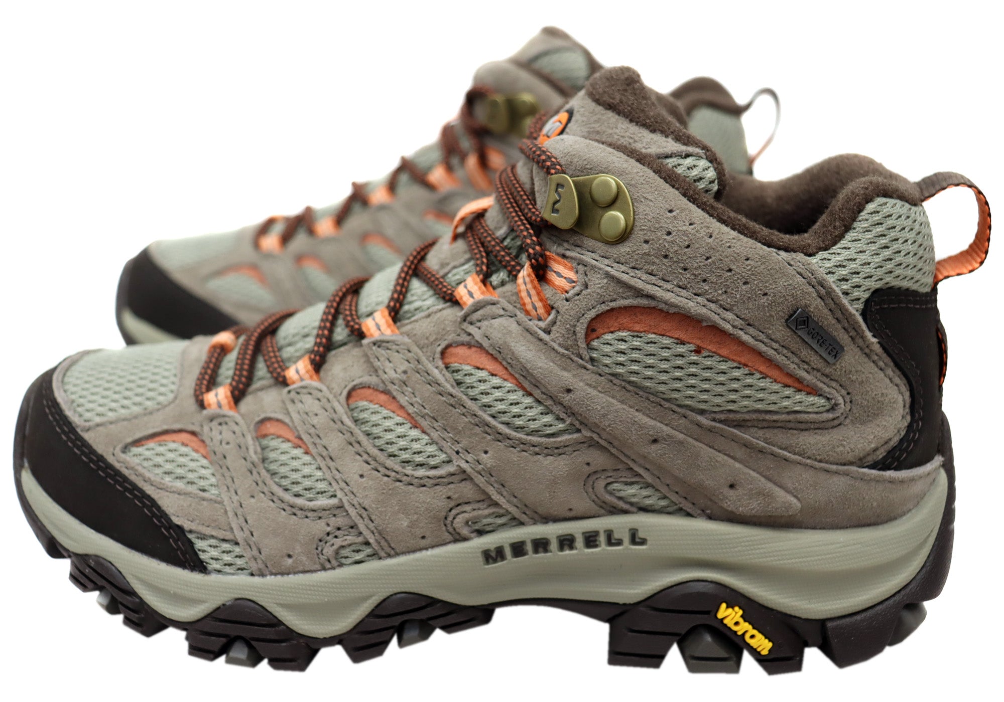 Merrell Women's Moab 3 Mid Wide Waterproof Hiking Boots with Gore-Tex & Leather - Comfortable Outdoor Trekking Shoes for Hiking, Camping & Trail Walking