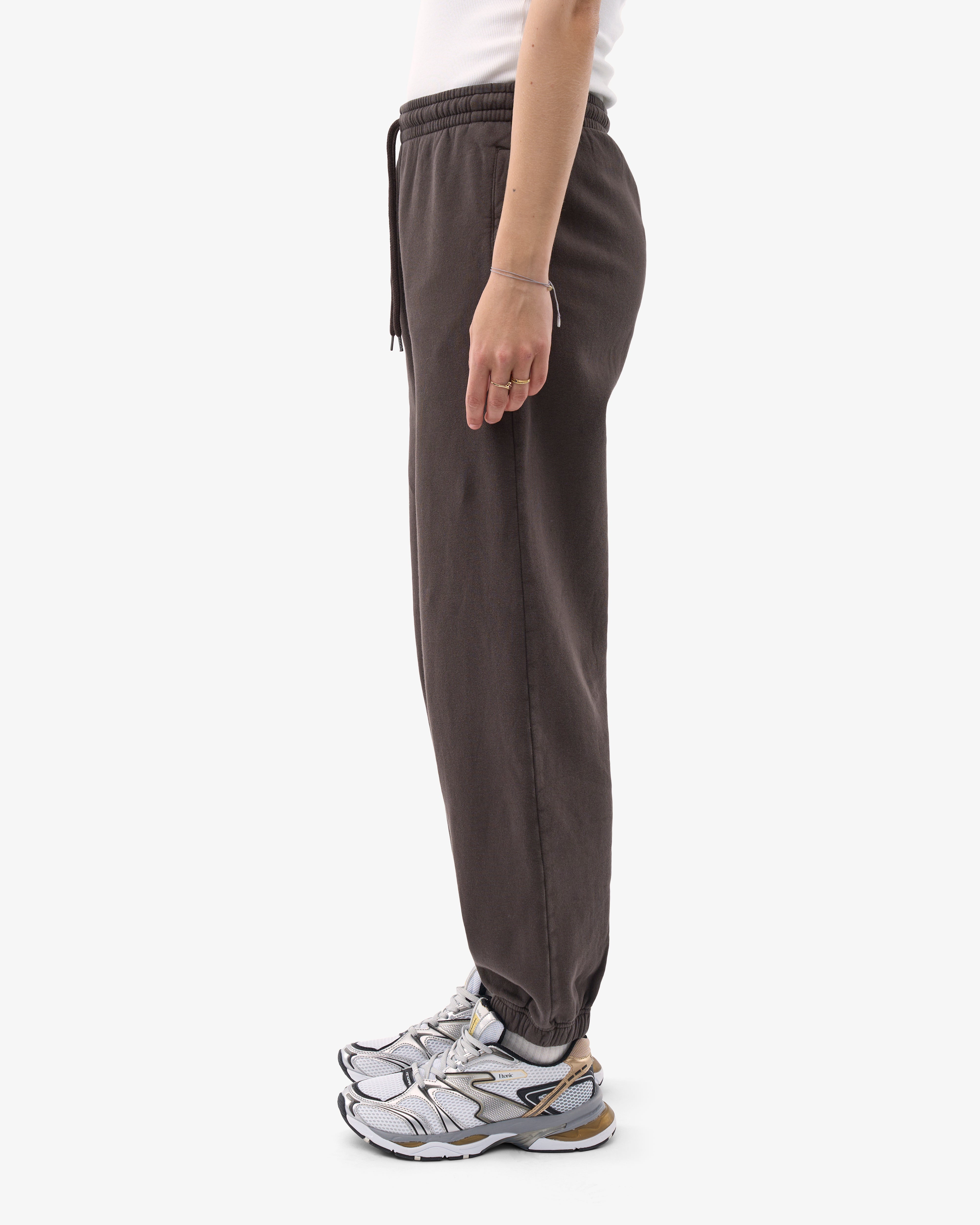 Organic Relaxed Sweatpants for Women - Soft Cotton Lounge Pants in Coffee Brown | Perfect for Yoga, Home Wear & Casual Outfits