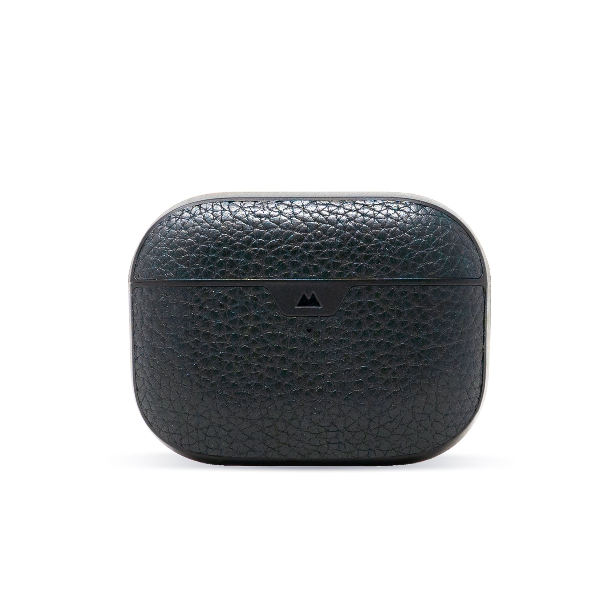 Premium Black Leather AirPods Pro Case - Shockproof Protective Cover with Keychain for Apple AirPods Pro 1st/2nd Gen - Perfect for Travel, Workout & Everyday Use
