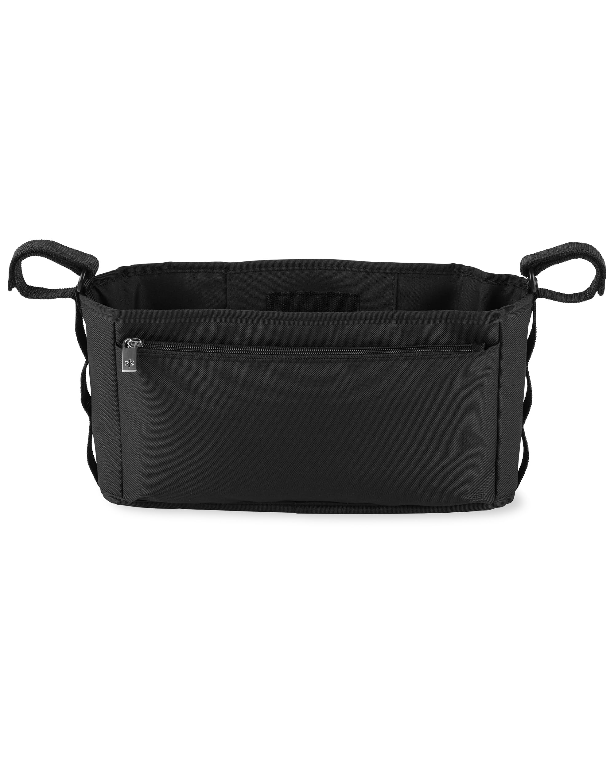 Skip Hop Universal Stroller Organizer - Grab & Go Ultra in Black | Compact Baby Stroller Accessory for Diapers, Bottles & Essentials | Perfect for Shopping, Travel & Daily Walks