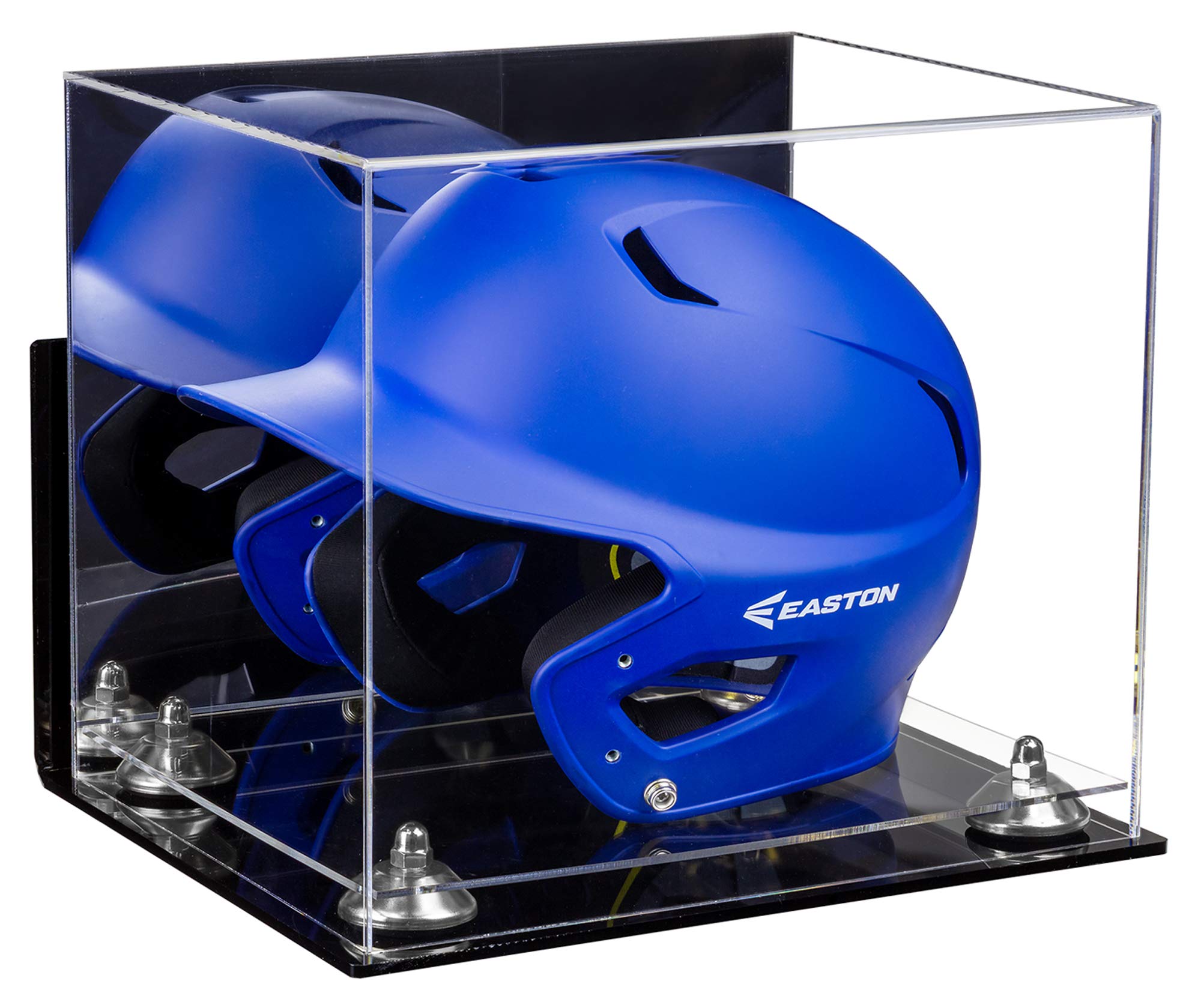 Clear Acrylic Baseball Batting Helmet Display Case - UV Protection & Dustproof - Perfect for Showcasing Autographed MLB Helmets in Home or Office Collections
