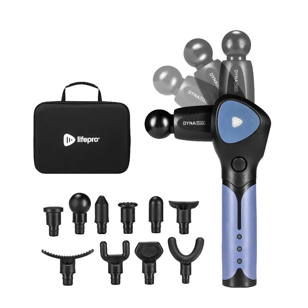 Dynaflex Deep Tissue Massage Gun - Professional Percussion Muscle Massager for Pain Relief & Recovery - Perfect for Athletes, Gym Workouts & Home Use