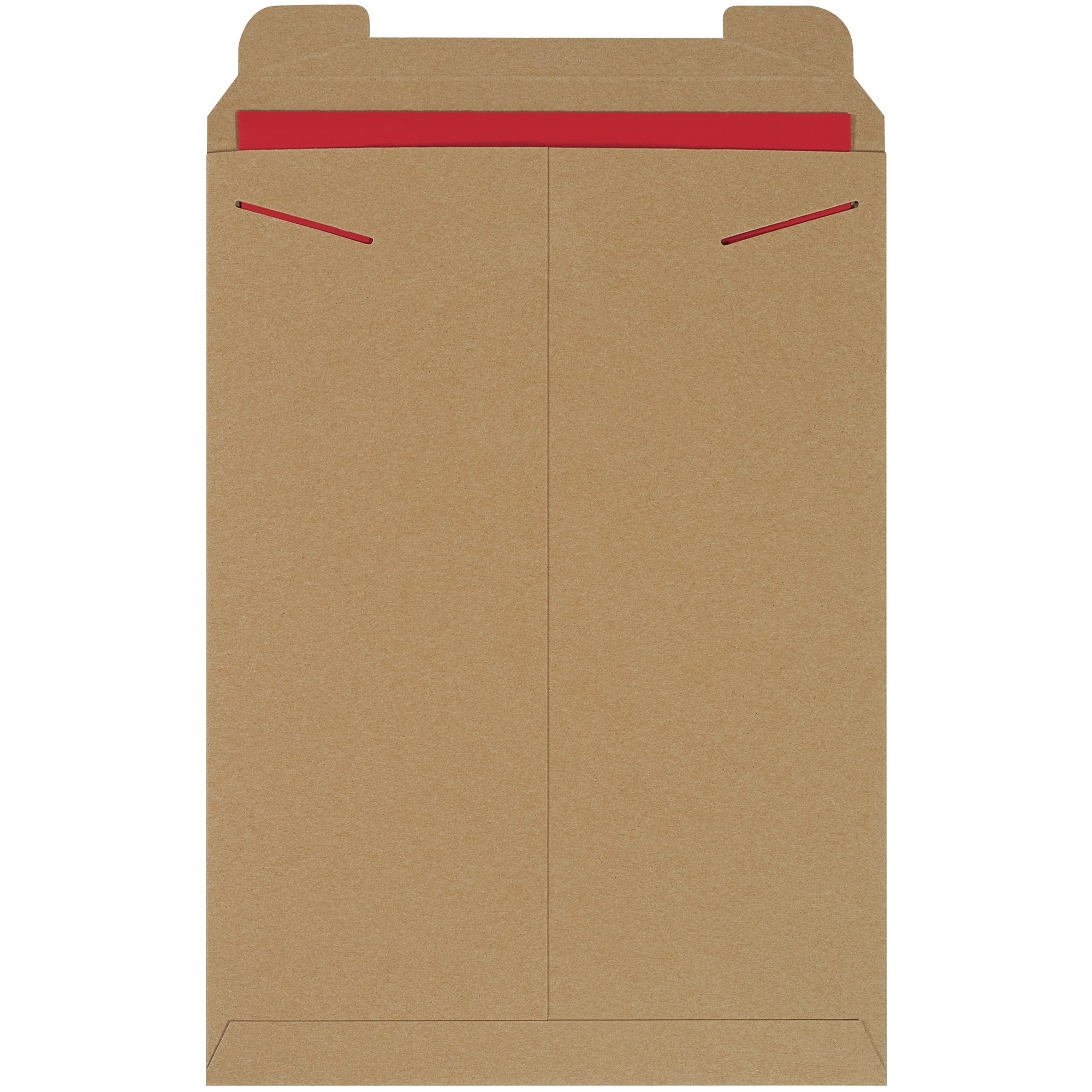 BOX USA 13x18 Flat Kraft Shipping Mailers - 100-Pack Thin Stayflat Envelopes for Packing, Shipping & Storage | Perfect for Ecommerce, Small Business & Mailing Documents