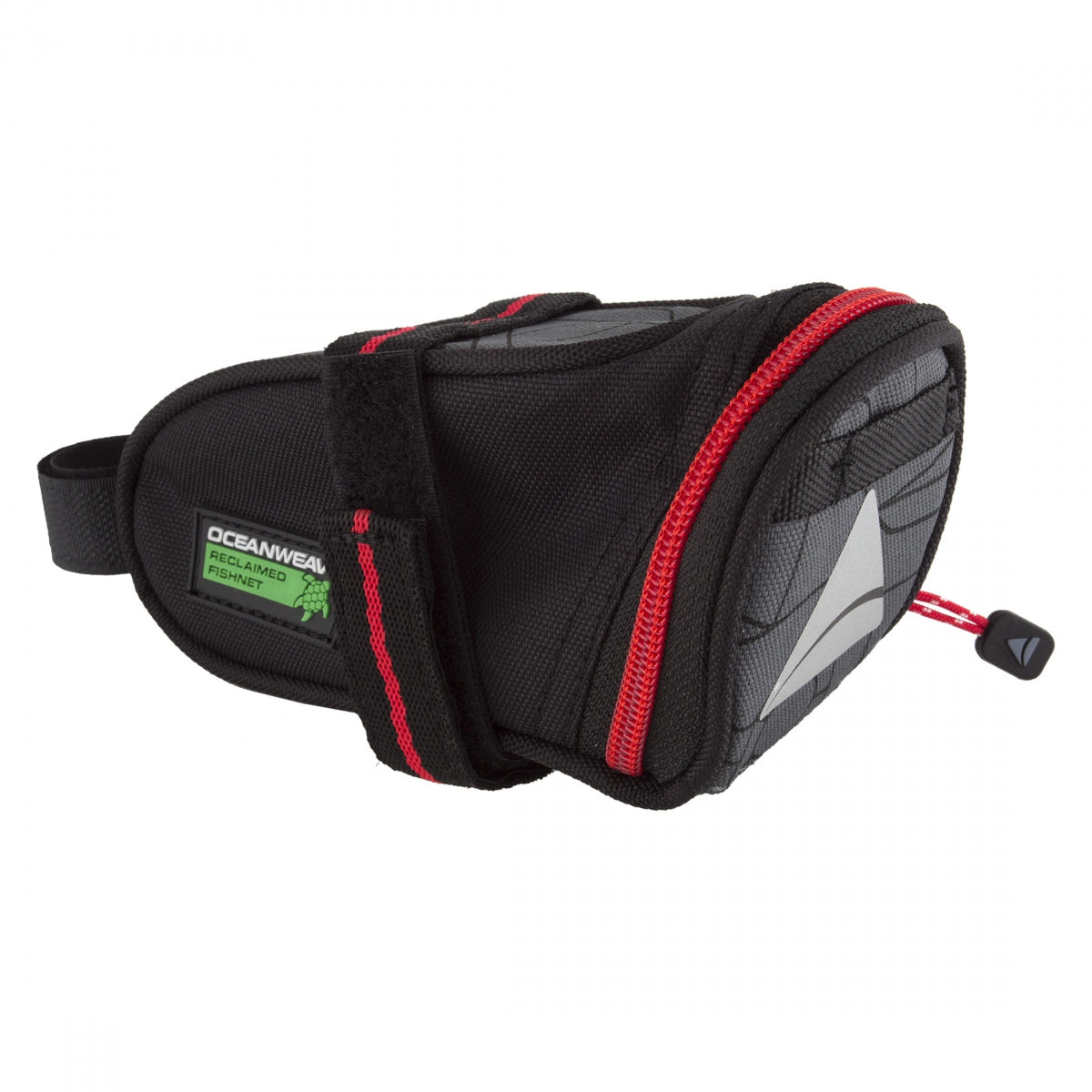 Axiom Seymour Oceanweave Wedge 0.5 Saddle Bag - Water Resistant Black Bike Pack for Cycling, Commuting & Outdoor Adventures