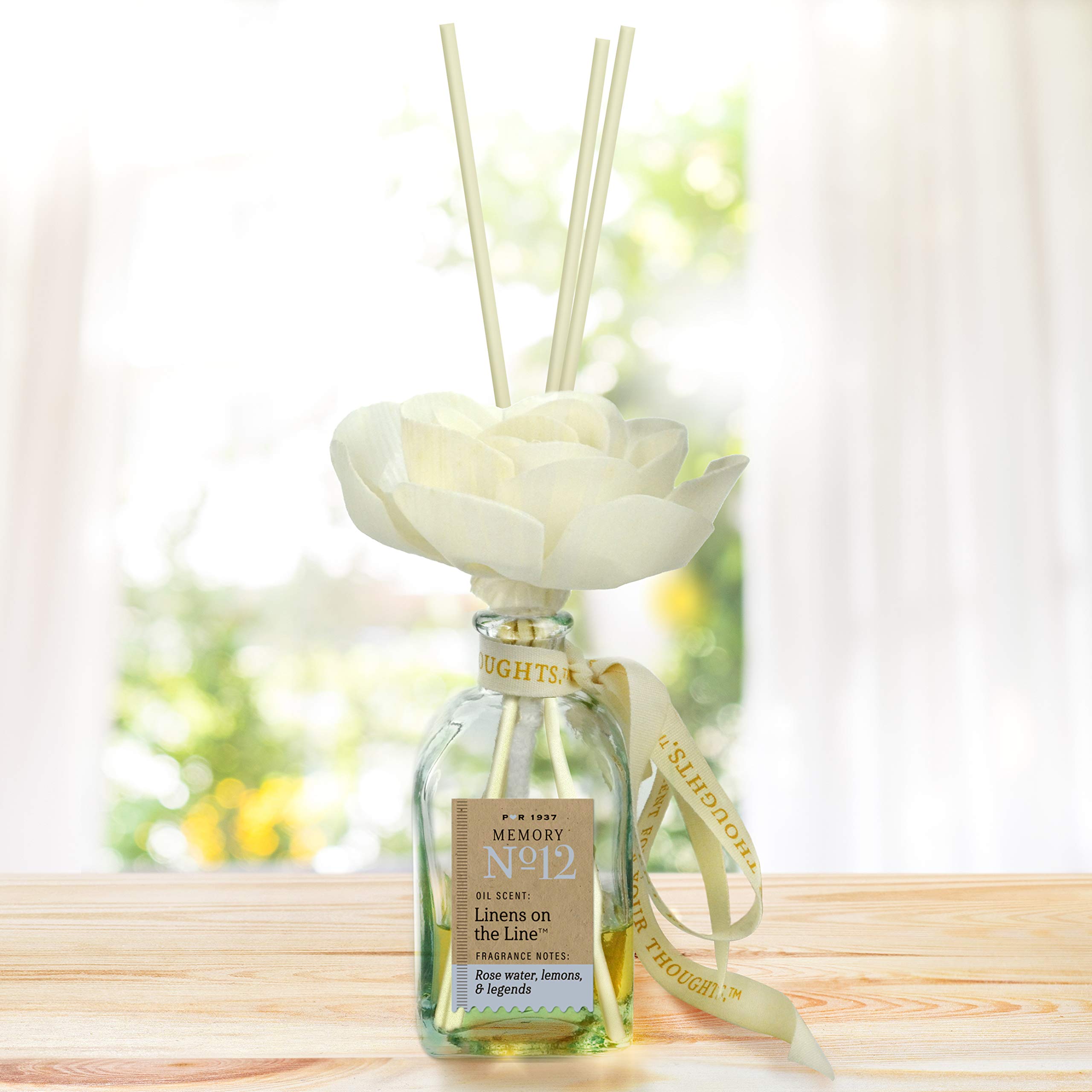 Penny & Rose Classic Floral Diffuser - Premium Essential Oil Scented Room Freshener for Home, Bedroom & Bathroom | Long-Lasting Aromatherapy for Relaxation & Stress Relief