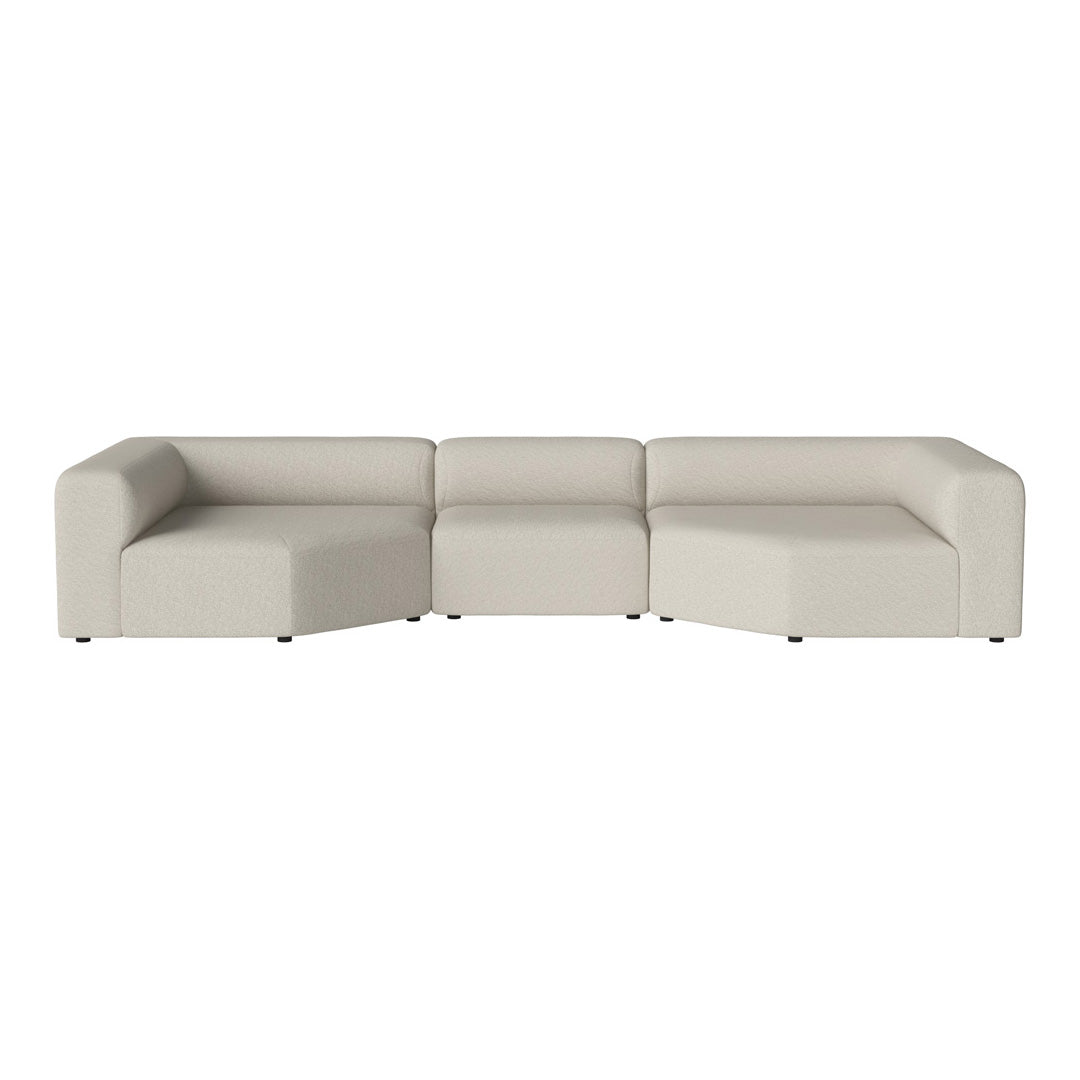 Angle 3-Seater Corner Sofa with Large Chaise Lounge - Perfect for Living Room, Family Room & Modern Home Decor